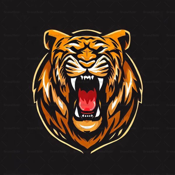 Brüllender Tiger